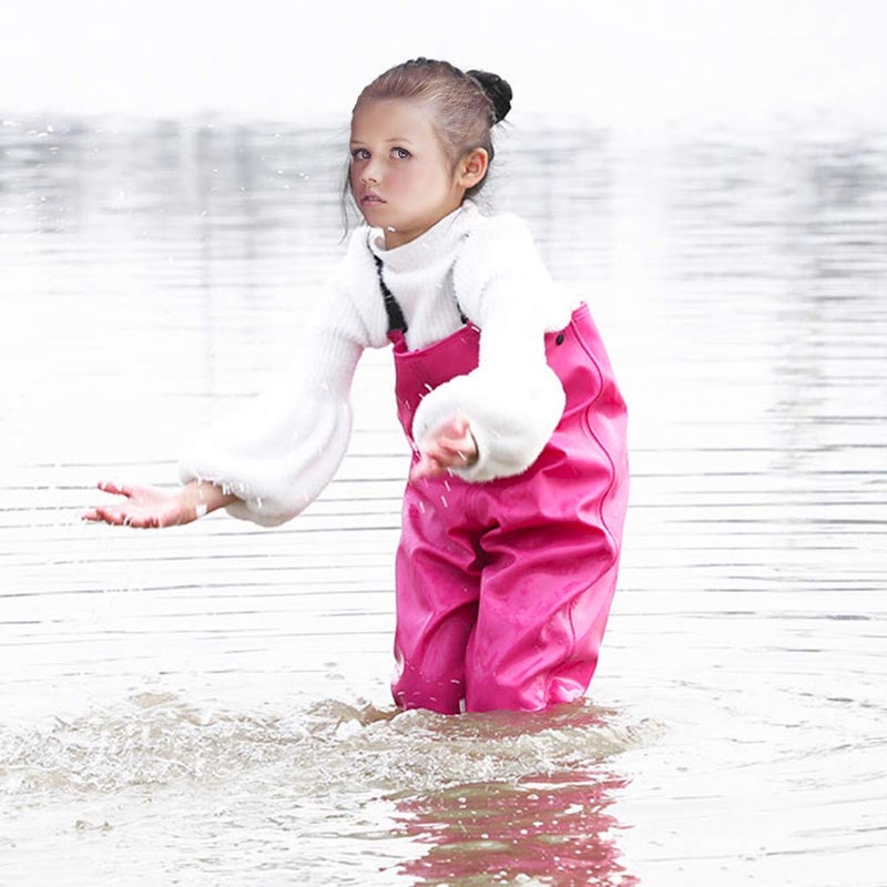 Luwint Kids Chest Waders for Girls, Youth Fishing Waders with Boots Children Hunting Wader Waterproof Lightweight Bootfoot - Image 1